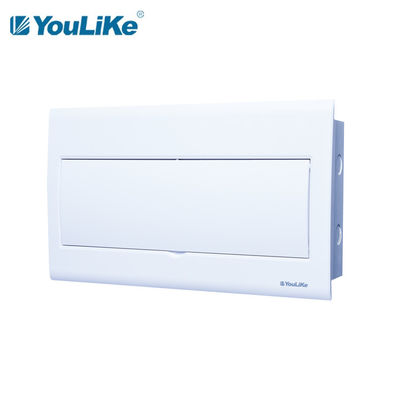 屋内IP40レベル プラスチックMCBの箱、ちり止め低電圧の配線パネル